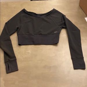 Splits 59 fitted crop sweatshirt